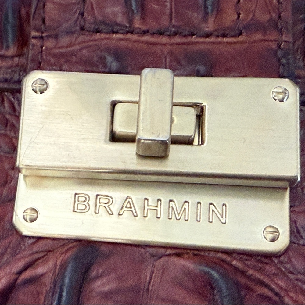 NEW! Brahmin Crossbody Bag in Mojito Pecan Melbourne - Picture 9 of 9
